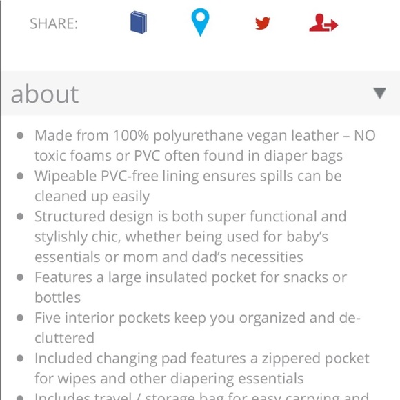 The honest co diaper backpack - Picture 5 of 5